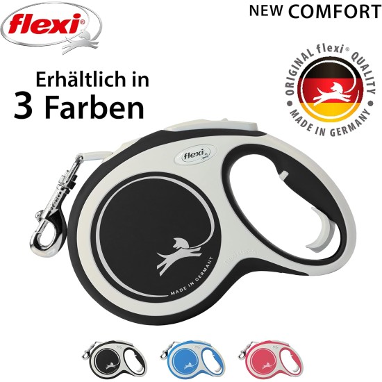Flexi New Classic L Strap 8 m black for dogs up to 50 kg Flexi New Classic L Strap 8 m black for dogs up to 50 kg