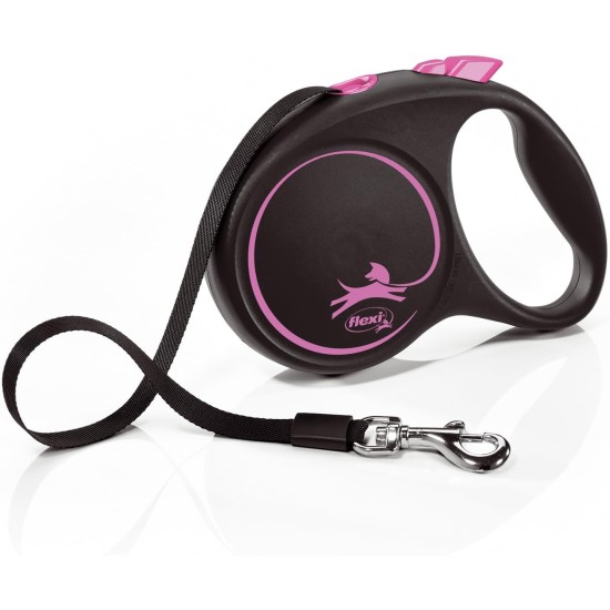Flexi New Classic L Strap 8 m black for dogs up to 50 kg Flexi New Classic L Strap 8 m black for dogs up to 50 kg