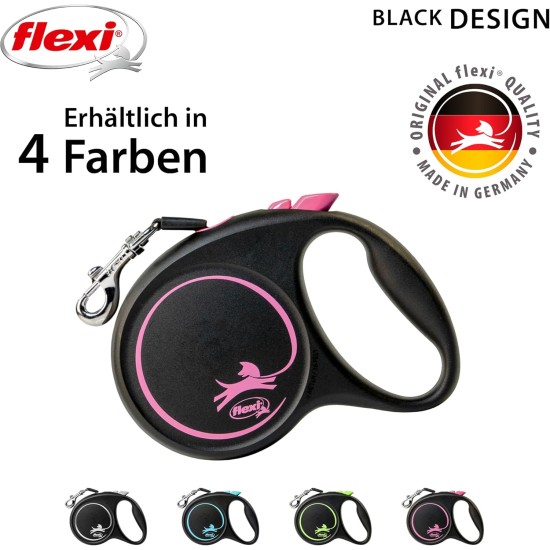 Flexi New Classic L Strap 8 m black for dogs up to 50 kg Flexi New Classic L Strap 8 m black for dogs up to 50 kg