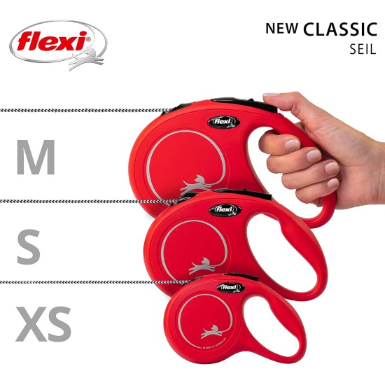 Flexi New Classic L Strap 8 m black for dogs up to 50 kg Flexi New Classic L Strap 8 m black for dogs up to 50 kg