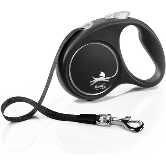 Flexi New Classic L Strap 8 m black for dogs up to 50 kg Flexi New Classic L Strap 8 m black for dogs up to 50 kg
