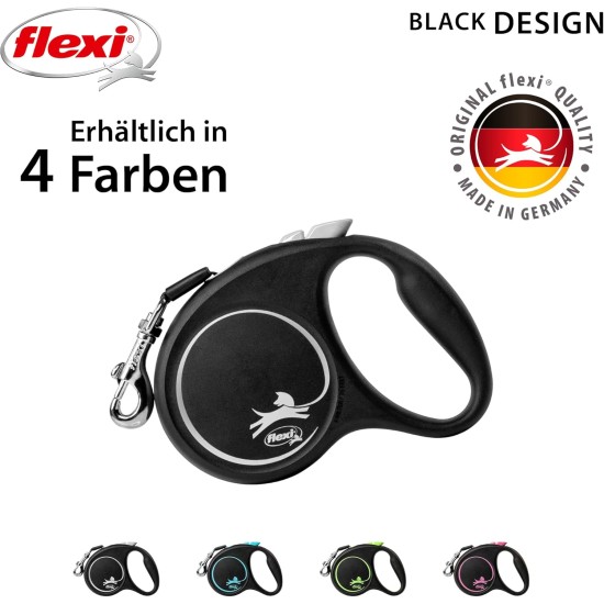 Flexi New Classic L Strap 8 m black for dogs up to 50 kg Flexi New Classic L Strap 8 m black for dogs up to 50 kg