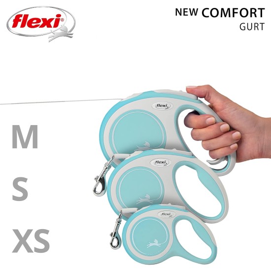 Flexi New Classic L Strap 8 m black for dogs up to 50 kg Flexi New Classic L Strap 8 m black for dogs up to 50 kg