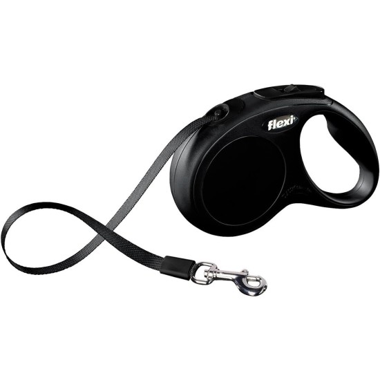 Flexi New Classic L Strap 8 m black for dogs up to 50 kg Flexi New Classic L Strap 8 m black for dogs up to 50 kg