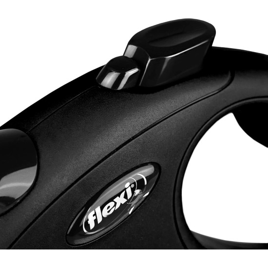 Flexi New Classic L Strap 8 m black for dogs up to 50 kg Flexi New Classic L Strap 8 m black for dogs up to 50 kg