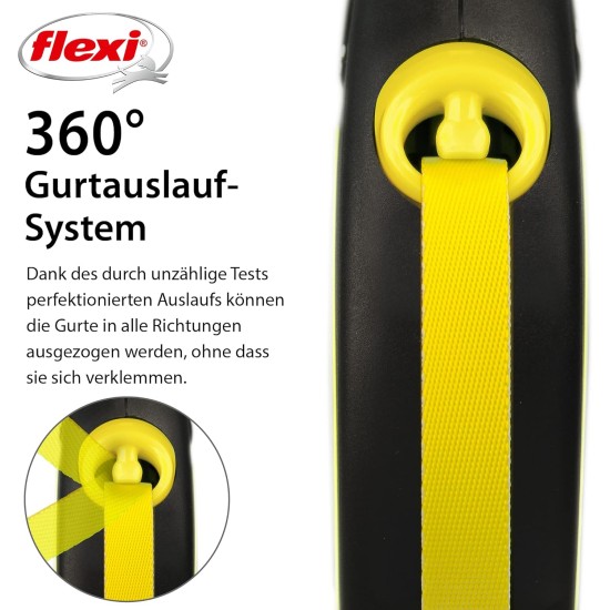Flexi New Classic L Strap 8 m black for dogs up to 50 kg Flexi New Classic L Strap 8 m black for dogs up to 50 kg