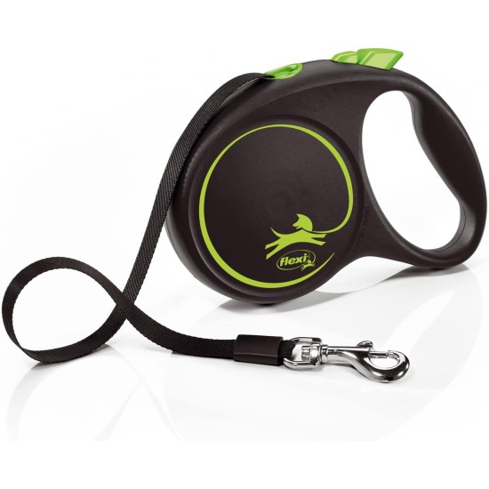 Flexi New Classic L Strap 8 m black for dogs up to 50 kg Flexi New Classic L Strap 8 m black for dogs up to 50 kg