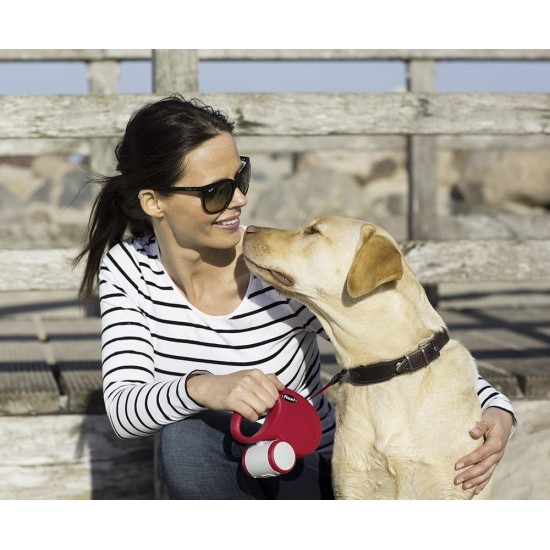 Flexi New Classic L Strap 8 m black for dogs up to 50 kg Flexi New Classic L Strap 8 m black for dogs up to 50 kg