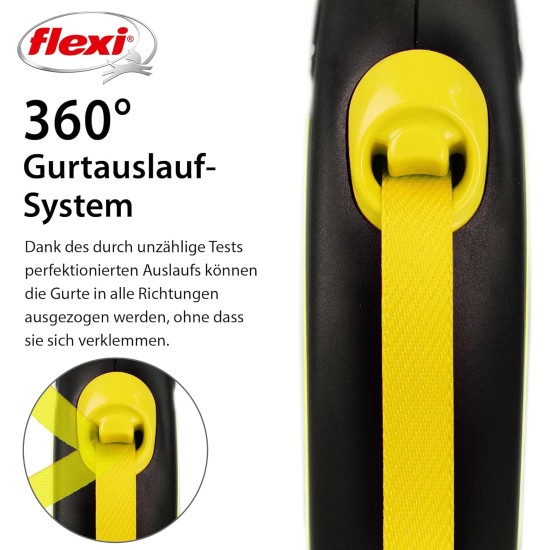 Flexi New Classic L Strap 8 m black for dogs up to 50 kg Flexi New Classic L Strap 8 m black for dogs up to 50 kg