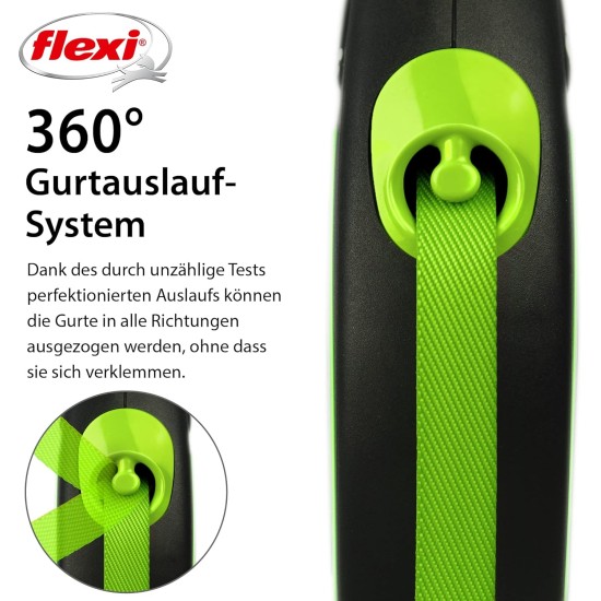 Flexi New Classic L Strap 8 m black for dogs up to 50 kg Flexi New Classic L Strap 8 m black for dogs up to 50 kg