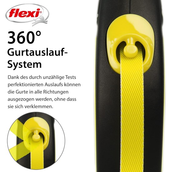 Flexi New Classic L Strap 8 m black for dogs up to 50 kg Flexi New Classic L Strap 8 m black for dogs up to 50 kg