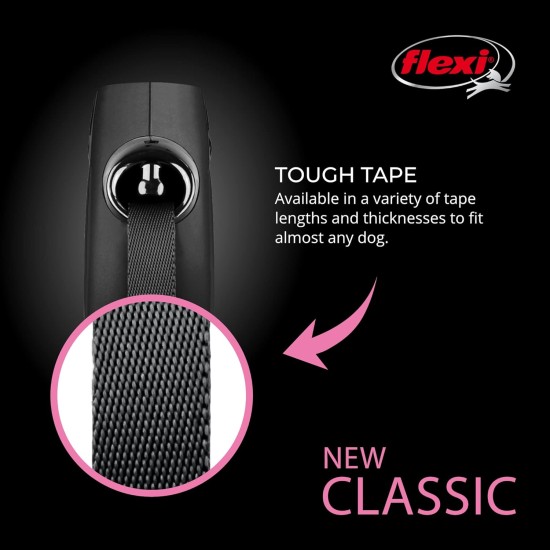 Flexi New Classic L Strap 8 m black for dogs up to 50 kg Flexi New Classic L Strap 8 m black for dogs up to 50 kg