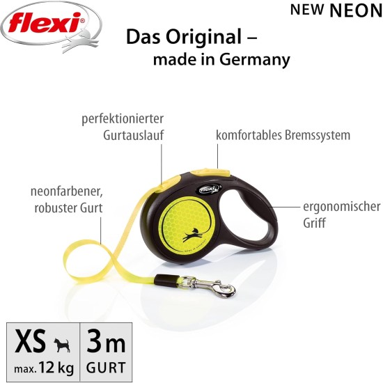 Flexi New Classic L Strap 8 m black for dogs up to 50 kg Flexi New Classic L Strap 8 m black for dogs up to 50 kg