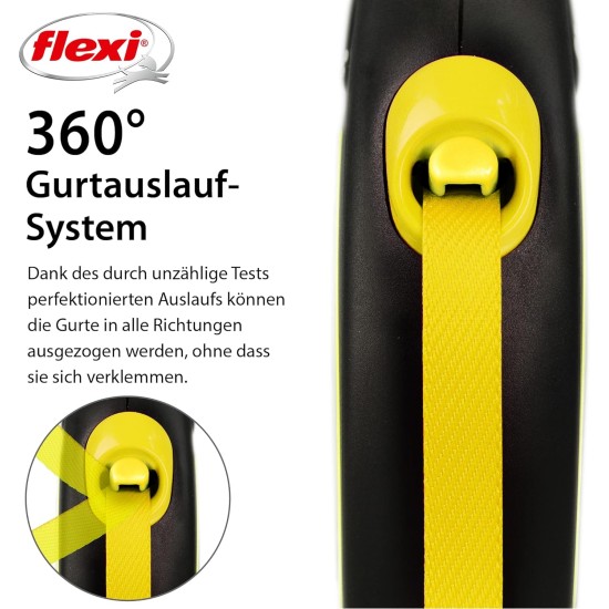 Flexi New Classic L Strap 8 m black for dogs up to 50 kg Flexi New Classic L Strap 8 m black for dogs up to 50 kg