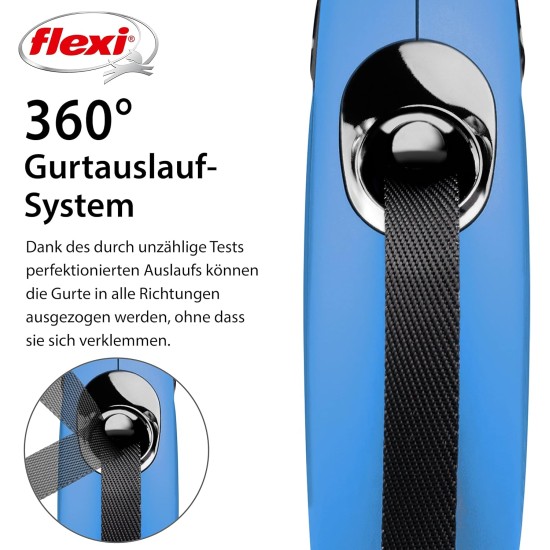 Flexi New Classic S Lead, for Dogs up to 15 kg, 5 m, Black Flexi New Classic S Lead, for Dogs up to 15 kg, 5 m, Black