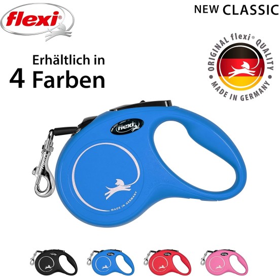 Flexi New Classic S Lead, for Dogs up to 15 kg, 5 m, Black Flexi New Classic S Lead, for Dogs up to 15 kg, 5 m, Black