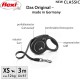 Flexi New Classic S Lead, for Dogs up to 15 kg, 5 m, Black Flexi New Classic S Lead, for Dogs up to 15 kg, 5 m, Black