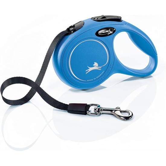 Flexi New Classic S Lead, for Dogs up to 15 kg, 5 m, Black Flexi New Classic S Lead, for Dogs up to 15 kg, 5 m, Black