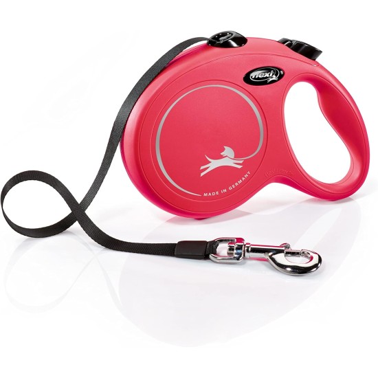 Flexi New Classic S Lead, for Dogs up to 15 kg, 5 m, Black Flexi New Classic S Lead, for Dogs up to 15 kg, 5 m, Black