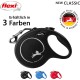 Flexi New Classic S Lead, for Dogs up to 15 kg, 5 m, Black Flexi New Classic S Lead, for Dogs up to 15 kg, 5 m, Black