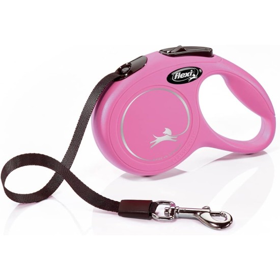 Flexi New Classic S Lead, for Dogs up to 15 kg, 5 m, Black Flexi New Classic S Lead, for Dogs up to 15 kg, 5 m, Black