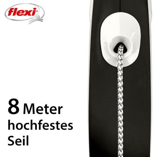 Flexible Retractable Dog Lead with Soft Grip Handle, 3 m / 5 m / 8 m / 8-20 kg Flexible Retractable Dog Lead with Soft Grip Handle, 3 m / 5 m / 8 m / 8-20 kg