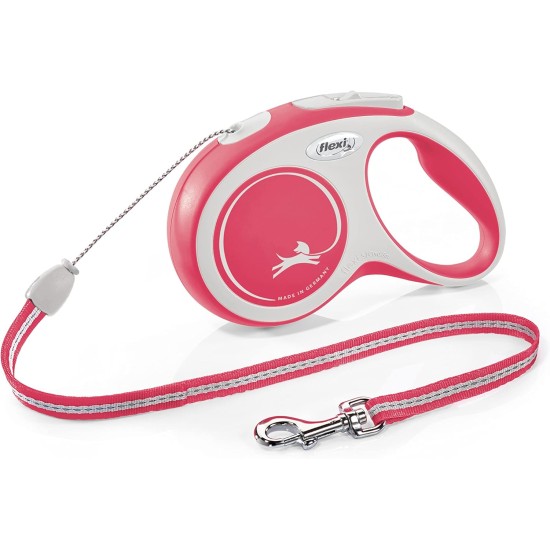 Flexible Retractable Dog Lead with Soft Grip Handle, 3 m / 5 m / 8 m / 8-20 kg Flexible Retractable Dog Lead with Soft Grip Handle, 3 m / 5 m / 8 m / 8-20 kg