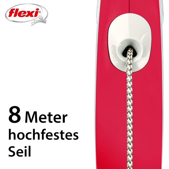 Flexible Retractable Dog Lead with Soft Grip Handle, 3 m / 5 m / 8 m / 8-20 kg Flexible Retractable Dog Lead with Soft Grip Handle, 3 m / 5 m / 8 m / 8-20 kg