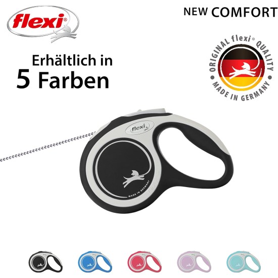Flexible Retractable Dog Lead with Soft Grip Handle, 3 m / 5 m / 8 m / 8-20 kg Flexible Retractable Dog Lead with Soft Grip Handle, 3 m / 5 m / 8 m / 8-20 kg