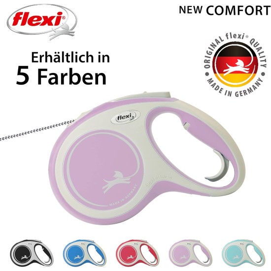 Flexible Retractable Dog Lead with Soft Grip Handle, 3 m / 5 m / 8 m / 8-20 kg Flexible Retractable Dog Lead with Soft Grip Handle, 3 m / 5 m / 8 m / 8-20 kg