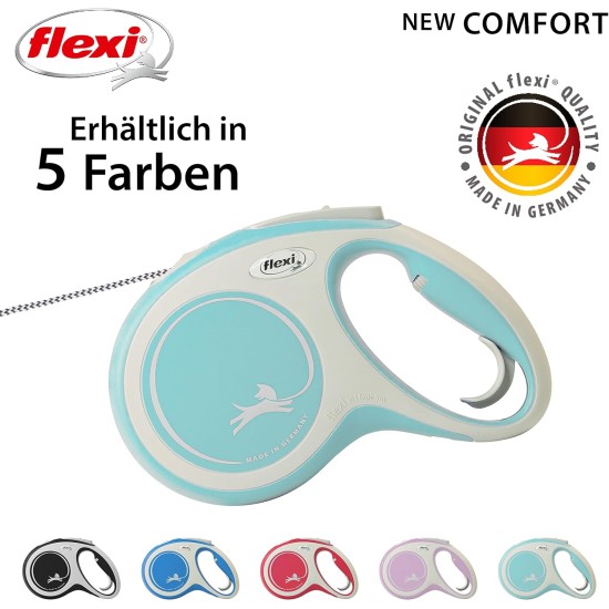 Flexible Retractable Dog Lead with Soft Grip Handle, 3 m / 5 m / 8 m / 8-20 kg Flexible Retractable Dog Lead with Soft Grip Handle, 3 m / 5 m / 8 m / 8-20 kg