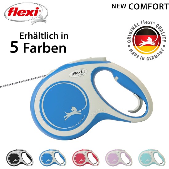 Flexible Retractable Dog Lead with Soft Grip Handle, 3 m / 5 m / 8 m / 8-20 kg Flexible Retractable Dog Lead with Soft Grip Handle, 3 m / 5 m / 8 m / 8-20 kg
