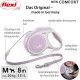 Flexible Retractable Dog Lead with Soft Grip Handle, 3 m / 5 m / 8 m / 8-20 kg Flexible Retractable Dog Lead with Soft Grip Handle, 3 m / 5 m / 8 m / 8-20 kg
