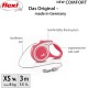 Flexible Retractable Dog Lead with Soft Grip Handle, 3 m / 5 m / 8 m / 8-20 kg