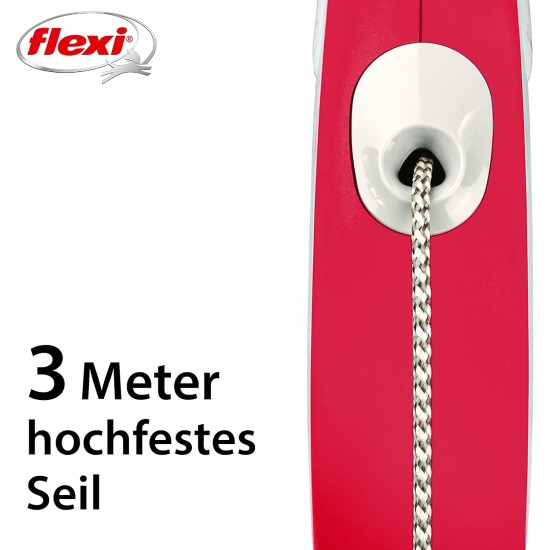 Flexible Retractable Dog Lead with Soft Grip Handle, 3 m / 5 m / 8 m / 8-20 kg Flexible Retractable Dog Lead with Soft Grip Handle, 3 m / 5 m / 8 m / 8-20 kg