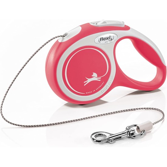 Flexible Retractable Dog Lead with Soft Grip Handle, 3 m / 5 m / 8 m / 8-20 kg