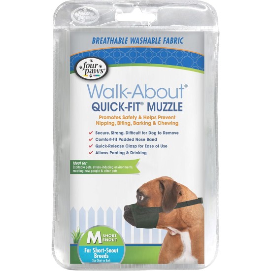 Four Paws Extra Large Quick Fit Dog Muzzle, Size 3XL Four Paws Extra Large Quick Fit Dog Muzzle, Size 3XL
