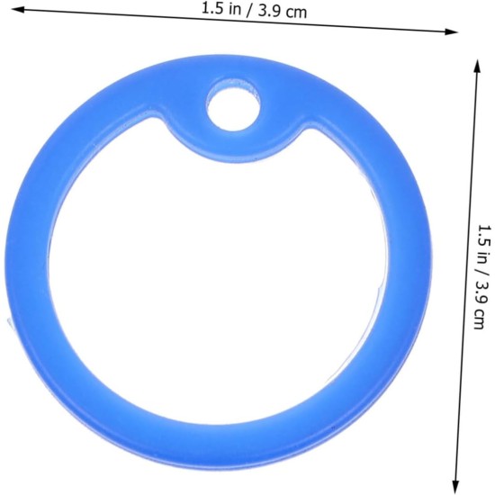 GRIRIW Silicone Dog Tag Protection Rings for Military Collars, Noise-Reducing Name Plate Covers for Pets Pack of 15 GRIRIW Silicone Dog Tag Protection Rings for Military Collars, Noise-Reducing Name Plate Covers for Pets Pack of 15