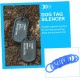 GRIRIW Silicone Dog Tag Protection Rings for Military Collars, Noise-Reducing Name Plate Covers for Pets Pack of 15 GRIRIW Silicone Dog Tag Protection Rings for Military Collars, Noise-Reducing Name Plate Covers for Pets Pack of 15