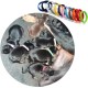 GTIWUNG Pack of 15 Adjustable Puppy ID Bands Collars Puppy Kitten ID Collars Dog Identification Dog Tags 10 x 200 mm