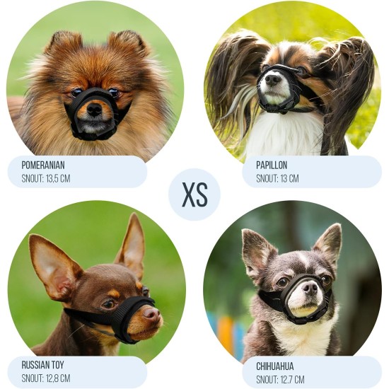 Gentle Muzzle for Dogs, Prevents Biting and Unwanted Chewing, Secure Comfort Fit, Soft Neoprene Padding, Training Guide Helps Build Bonds with Pet (XS, Pink) Gentle Muzzle for Dogs, Prevents Biting and Unwanted Chewing, Secure Comfort Fit, Soft Neoprene Padding, Training Guide Helps Build Bonds with Pet (XS, Pink)