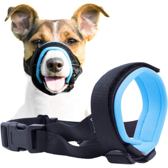 Gentle Muzzle for Dogs, Prevents Biting and Unwanted Chewing, Secure Comfort Fit, Soft Neoprene Padding, Training Guide Helps Build Bonds with Pet (XS, Pink) Gentle Muzzle for Dogs, Prevents Biting and Unwanted Chewing, Secure Comfort Fit, Soft Neoprene Padding, Training Guide Helps Build Bonds with Pet (XS, Pink)