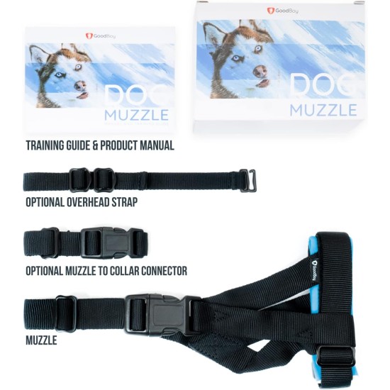 Gentle Muzzle for Dogs, Prevents Biting and Unwanted Chewing, Secure Comfort Fit, Soft Neoprene Padding, Training Guide Helps Build Bonds with Pet (XS, Pink) Gentle Muzzle for Dogs, Prevents Biting and Unwanted Chewing, Secure Comfort Fit, Soft Neoprene Padding, Training Guide Helps Build Bonds with Pet (XS, Pink)