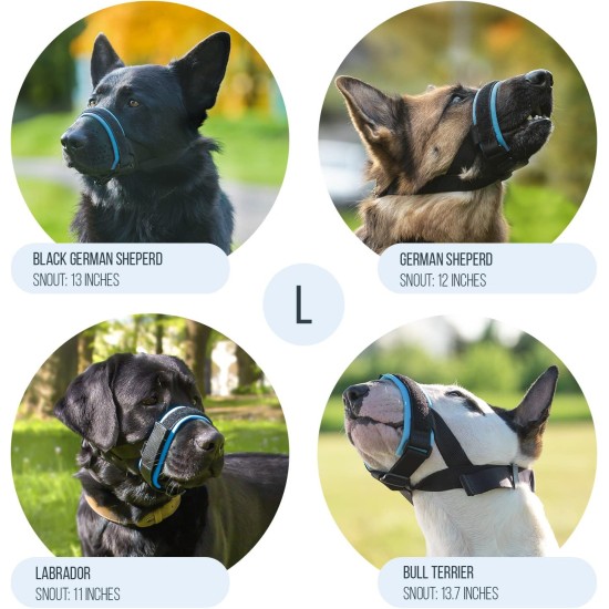 Gentle Muzzle for Dogs, Prevents Biting and Unwanted Chewing, Secure Comfort Fit, Soft Neoprene Padding, Training Guide Helps Build Bonds with Pet (XS, Pink) Gentle Muzzle for Dogs, Prevents Biting and Unwanted Chewing, Secure Comfort Fit, Soft Neoprene Padding, Training Guide Helps Build Bonds with Pet (XS, Pink)