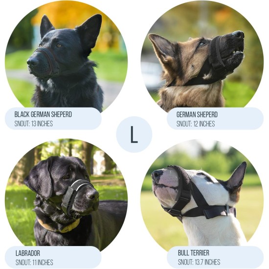 Gentle Muzzle for Dogs, Prevents Biting and Unwanted Chewing, Secure Comfort Fit, Soft Neoprene Padding, Training Guide Helps Build Bonds with Pet (XS, Pink) Gentle Muzzle for Dogs, Prevents Biting and Unwanted Chewing, Secure Comfort Fit, Soft Neoprene Padding, Training Guide Helps Build Bonds with Pet (XS, Pink)