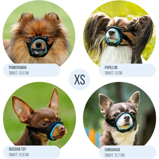 Gentle Muzzle for Dogs, Prevents Biting and Unwanted Chewing, Secure Comfort Fit, Soft Neoprene Padding, Training Guide Helps Build Bonds with Pet (XS, Pink) Gentle Muzzle for Dogs, Prevents Biting and Unwanted Chewing, Secure Comfort Fit, Soft Neoprene Padding, Training Guide Helps Build Bonds with Pet (XS, Pink)