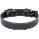 Genuine Leather Adjustable Dog Collar for Small Large Dogs (XS: Neck 20-30cm, Black) Genuine Leather Adjustable Dog Collar for Small Large Dogs (XS: Neck 20-30cm, Black)