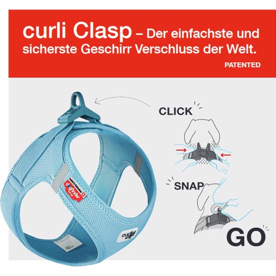 Glow Curli Clasp Vest Harness Reflective Grey XL Glow Curli Clasp Vest Harness Reflective Grey XL
