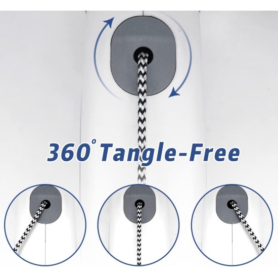 GuDWING Dog Leash Retractable 300 Feet for Medium Large Dogs up to 35 kg Heavy Duty Tangle Free Large GuDWING Dog Leash Retractable 300 Feet for Medium Large Dogs up to 35 kg Heavy Duty Tangle Free Large
