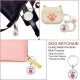HACRAHO Dog Tags, 2 Pack Stainless Steel Emotional Support Animal Round Hanging Durable Pet ID Tags for Emotional Support HACRAHO Dog Tags, 2 Pack Stainless Steel Emotional Support Animal Round Hanging Durable Pet ID Tags for Emotional Support
